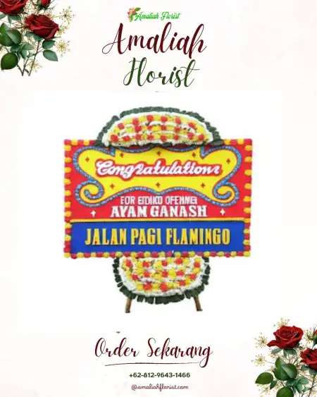 Sewa Papan Bunga Kacapiring